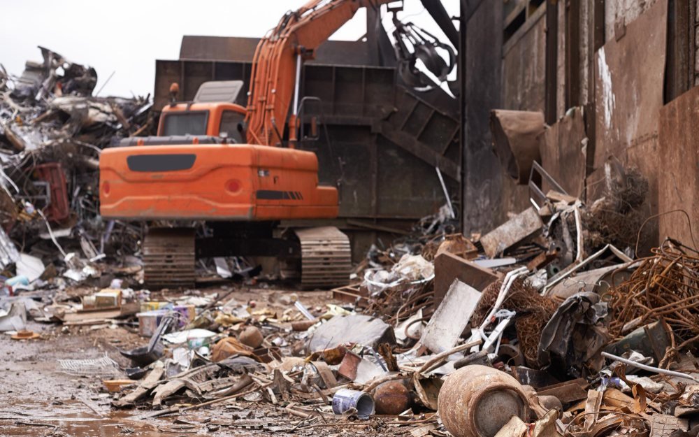 Construction and demolition scrap metal